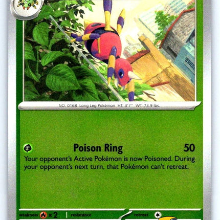 Carta Individual Pokémon Ariados Reverse 002/088, Stage 1 Pokémon 110 HP, set Perfect Order, Ilustración de svlt - Thunder Cards México