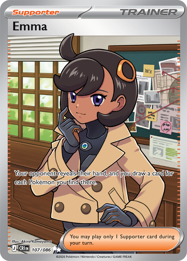 Emma Full Art (FA) 107/086 - Chaos Rising (CRI)