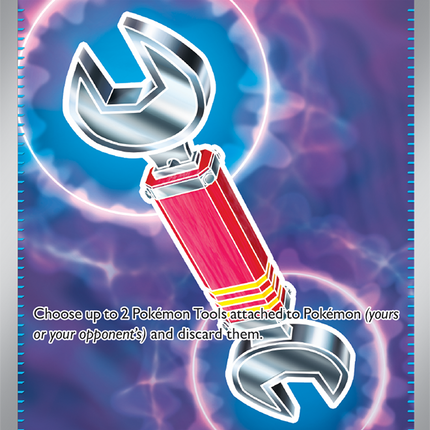 Carta Individual Pokémon Tool Scrapper Ultra Rara 115/086, set Chaos Rising, Ilustración de Studio Bora Inc. - Thunder Cards México
