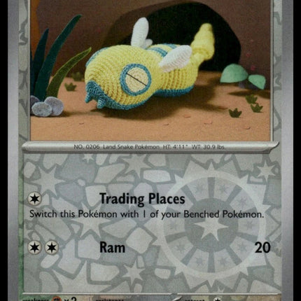 Carta Individual Pokémon Dunsparce  Reverse 120/159 , BASIC Pokémon 70 HP, set Jorney Together, Ilustración de Asako Ito - Thunder Cards México