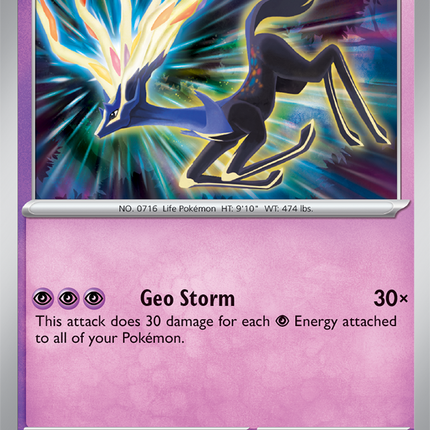 Carta Individual Pokémon Xerneas 042/086, Basic Pokémon 130 HP, set Chaos Rising, Ilustración de KEIICHIRO ITO - Thunder Cards México