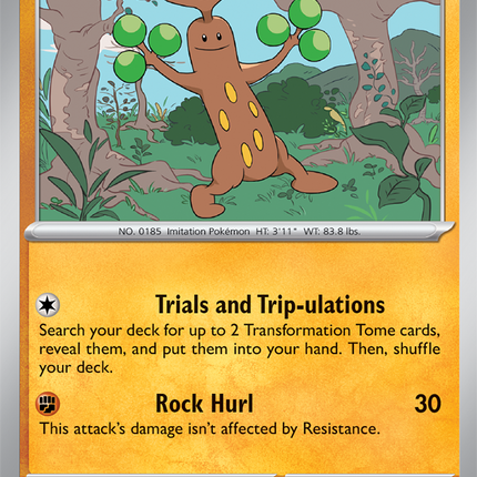 Carta Individual Pokémon Sudowoodo 045/086, BASIC Pokémon 110 HP, set Chaos Rising, Ilustración de GOTO minori - Thunder Cards México