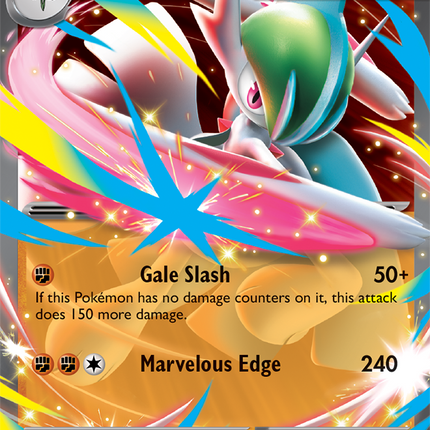 Carta Individual Pokémon Mega Gallade EX 048/086, Stage 2 Pokémon 350 HP, set Chaos Rising, Ilustración de 5ban Graphics - Thunder Cards México