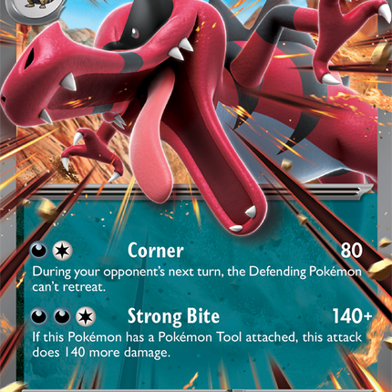 Carta Individual Pokémon Krookodile EX 055/086, Stage 2 Pokémon 320  HP, set Chaos Rising, Ilustración de 5ban Graphics - Thunder Cards México