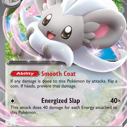 Carta Individual Pokémon Cinccino EX 073/086, Stage 1 Pokémon 240 HP, set Chaos Rising, Ilustración de 5ban Graphics - Thunder Cards México