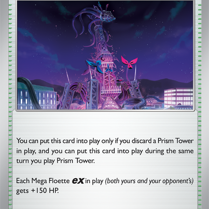 Carta Individual Estadio Pokémon Ange Floette 075/086, set Chaos Rising, Ilustración de MARINA Chikazawa - Thunder Cards México