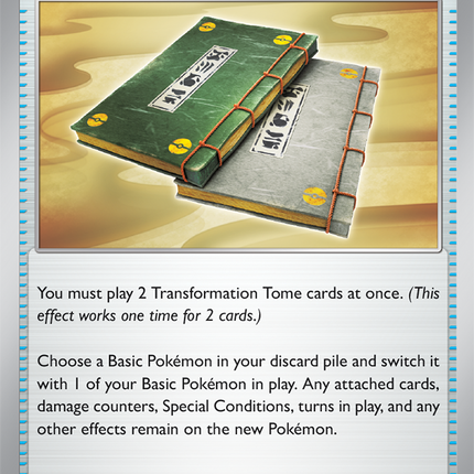 Carta Item/Objeto Transformation Tome 083/086, set Chaos Rising, Ilustración de Toyste Beach - Thunder Cards México