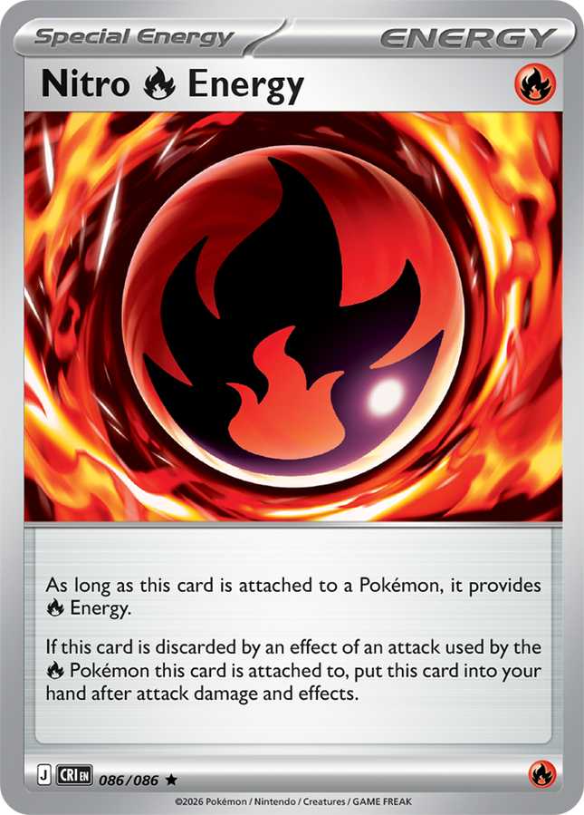 Carta Energía de Pokémon Nitro 🔥 Energy  086/086, set Chaos Rising, - Thunder Cards México