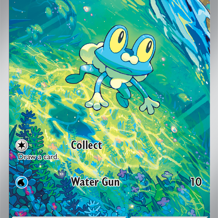 Carta Individual Pokémon Froakie Ilustración Especial 088/086, BASIC Pokémon 70 HP, set Chaos Rising, Ilustración de Susumu Maeya - Thunder Cards México