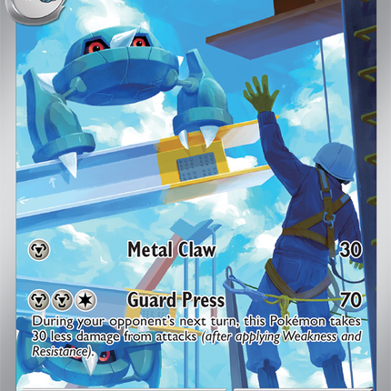 Carta Individual Pokémon Metang Ilustración Especial 094/086, Stage 1 Pokémon 100 HP, set Chaos Rising, Ilustración de Kurata So - Thunder Cards México
