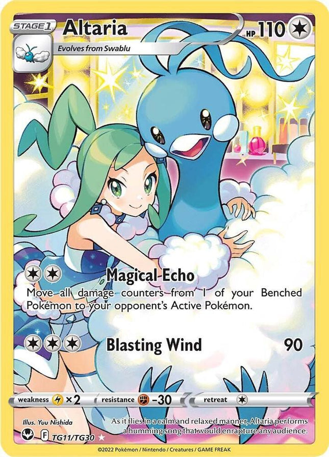 Carta Individual Pokémon Altaria Illustration Rare TG11/TG30, Trainer, set Silver Tempest Trainer Gallery - Thunder Cards México