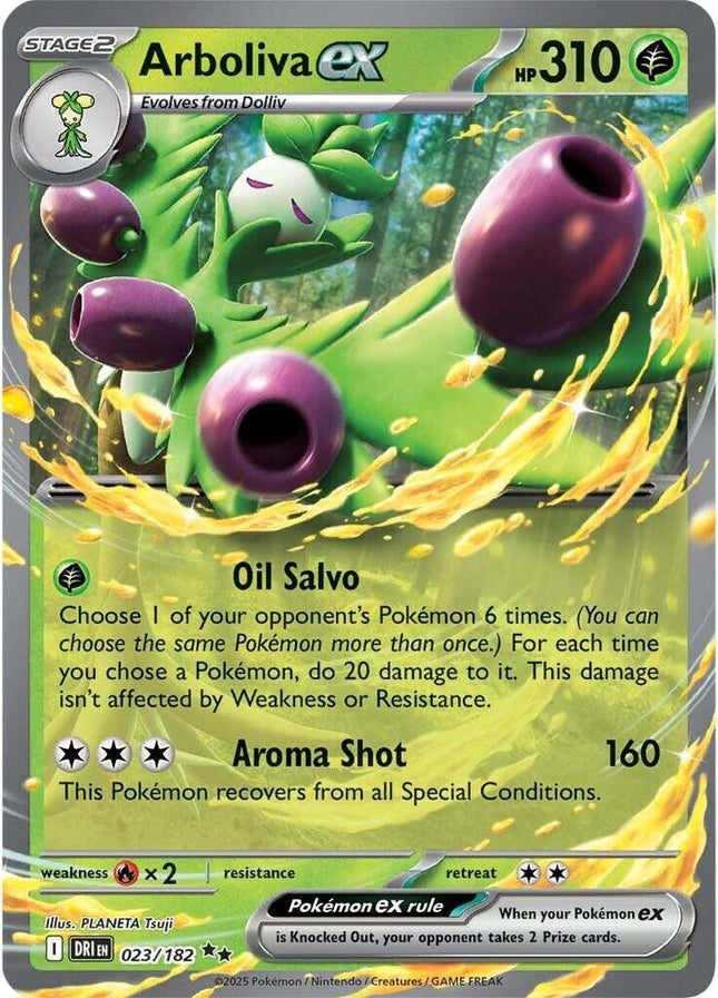 Arboliva EX  023/182 - SV10: Destined Rivals (DRI)