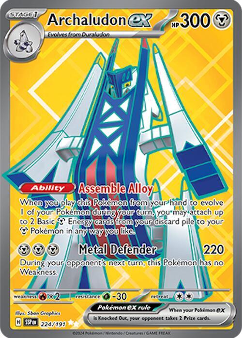 Archaludon EX FA - 224/191 - SV08: Surging Sparks (SSP)