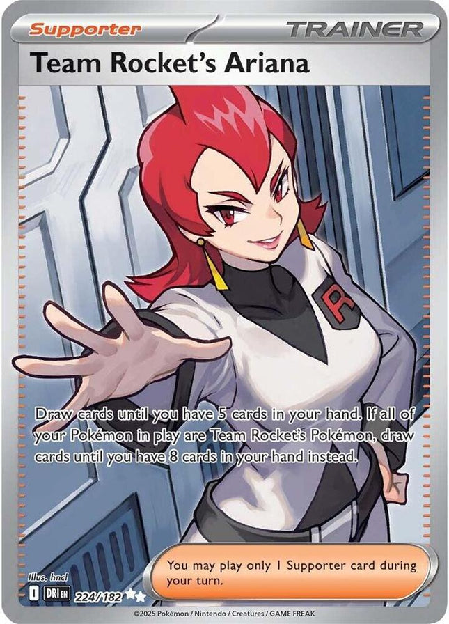 Team Rocket's Ariana FA- 224/182 - SV10: Destined Rivals (DRI)