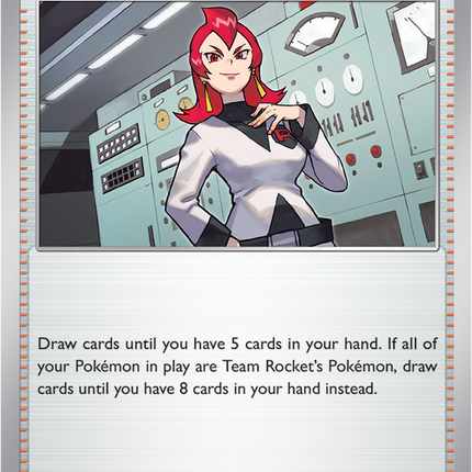 Carta Individual Pokémon Trainer Team Rocket's Ariana 202/217, Supporter Trainer, set Ascended Heroes,- Thunder Cards México. 
