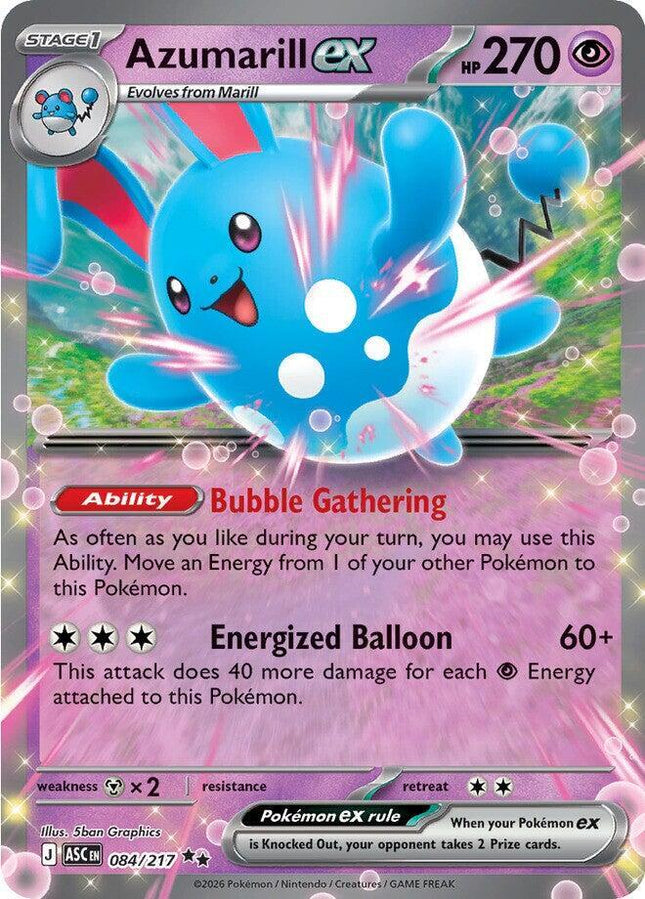 Azumarill EX - 084/217 ME: Ascended Heroes (ASC)