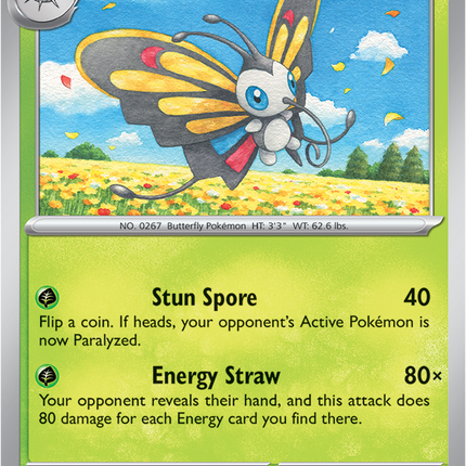 Carta Pokémon Beautifly 013/217 - Ascended Heroes - Thunder Cards