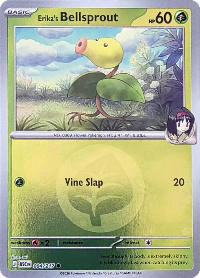 Carta Pokémon Erika's Bellsprout 004/217 - Ascended Heroes - Thunder Cards
