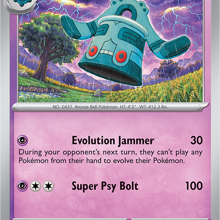 Carta Individual Pokémon Bronzong 069/162, set Temporal Forces,  Thunder Cards México