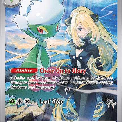 Carta Pokémon Cynthia's Roserade(IR) 184/182 del set Destined Rivals de Pokémon TCG en Thunder Cards