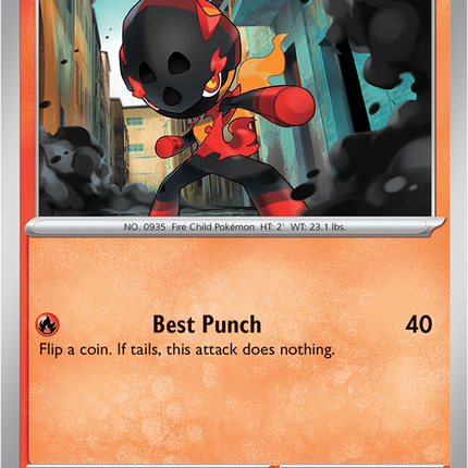 Carta individual Pokémon Charcadet 011/084, set Pitch Black, en Thunder Cards México