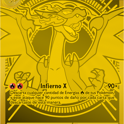 Carta Individual Pokémon Mega-Charizard X EX Mega Hyper Rare Carta en Español 130/094, Trainer, set Phantasmal Flames, Ilustración de takuyoa- Thunder Cards México