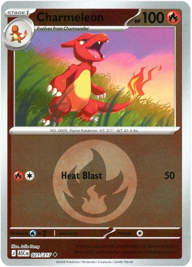 Carta Pokémon Charmeleon 021/217 - Ascended Heroes - Thunder Cards