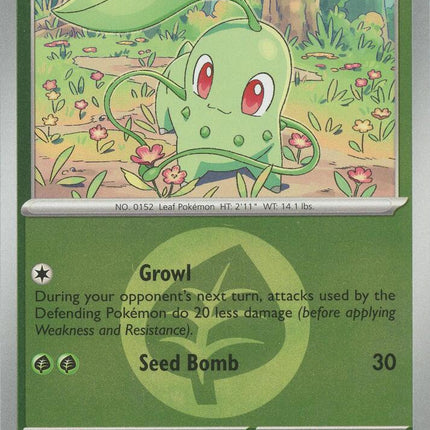 Carta Pokémon Erika's Chikorita 008/217 - Ascended Heroes - Thunder Cards