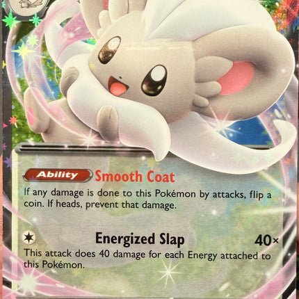 Carta Individual Pokémon Cinccino EX 073/086, Stage 1 Pokémon 240 HP, set Chaos Rising, Ilustración de 5ban Graphics - Thunder Cards México