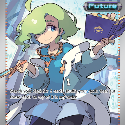 Carta individual Pokémon Ciphermaniac's Codebreaking 198/0162, set Temporal Forces, en Thunder Cards México