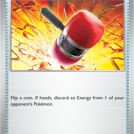 Carta Individual Pokémon Crushing Hammer 071/088 Supporter Trainer, set Perfect Order Ilustración de Ayoka Yoshida- Thunder Cards México 