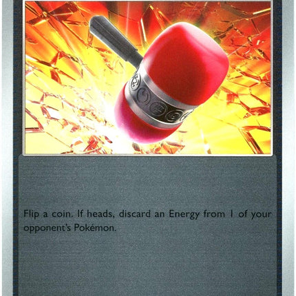 Carta Individual Pokémon Crushing Hammer Reverse 071/088 Supporter Trainer, set Perfect Order Ilustración de Ayoka Yoshida- Thunder Cards México 