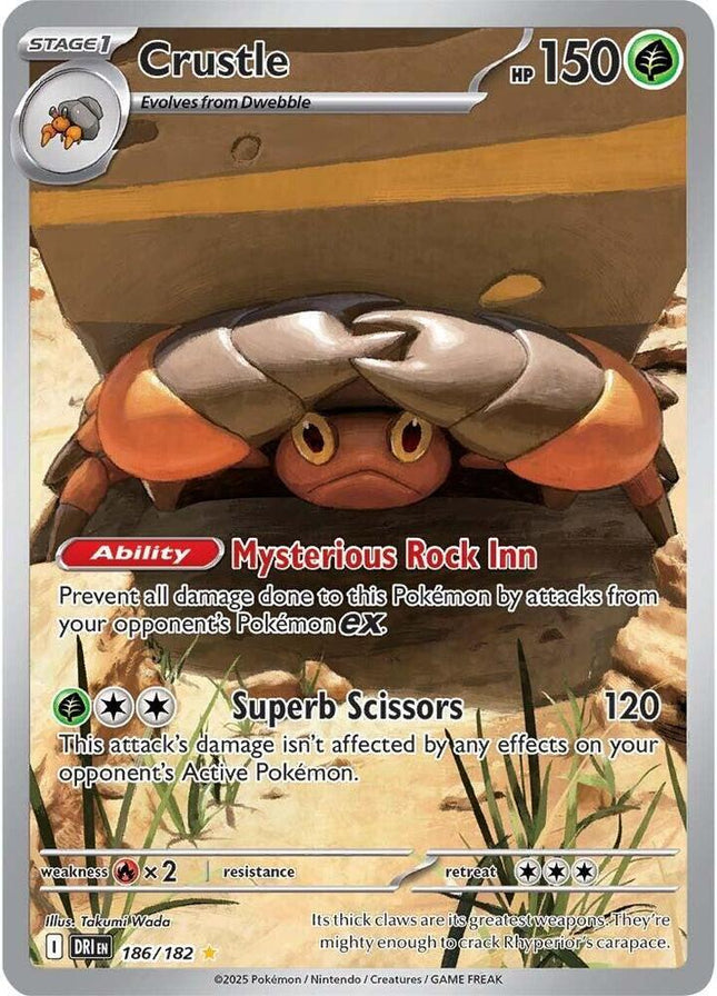 Crustle SIR - 186/182 - SV10: Destined Rivals (DRI)