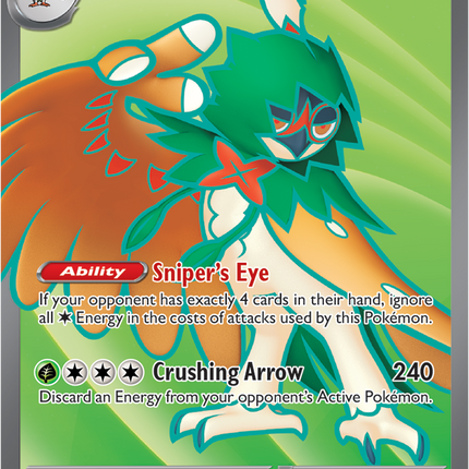 Decidueye EX FA - 100/088 - ME03: Perfect Order (POR)
