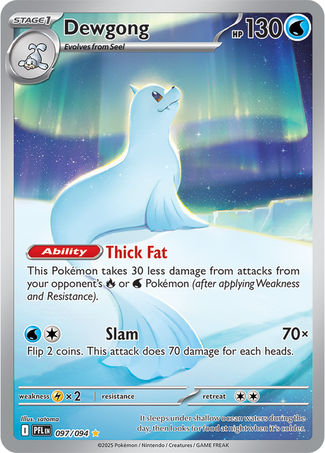 Carta Individual Pokémon Dewgong Illustration Rare 097/167, Trainer, set Phantasmal Flames - Thunder Cards México