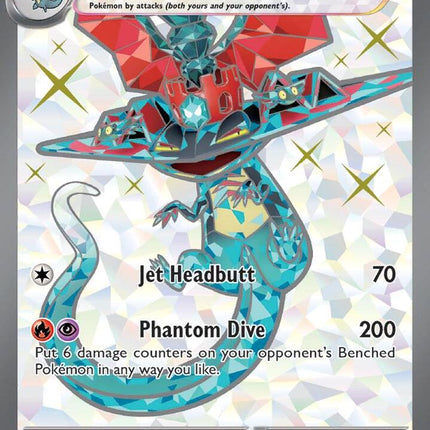 Carta Individual Pokémon Dragapult EX Ultra Rare 200/167, Stage 2 Pokémon 320 HP, set Twilight Masquerade, Ilustración de 5ban Graphics - Thunder Cards México