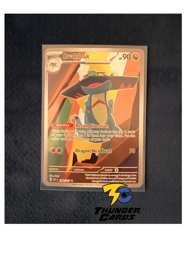 Carta Pokémon Drakloak Arte Alterno 248/217 - Ascended Heroes - Thunder Cards