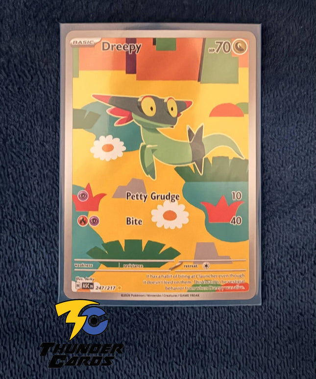 Carta Pokémon Dreepy Alterno 247/217 - Ascended Heroes - Thunder Cards