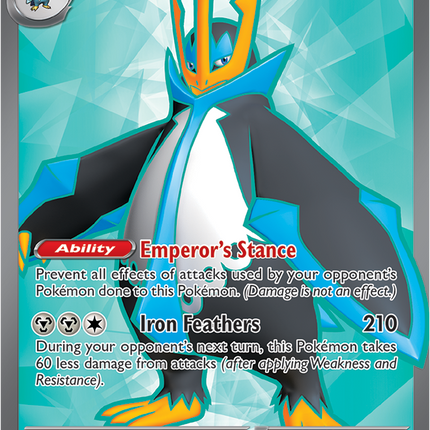 Carta Individual Pokémon Empoleon EX Ultra Rare 114/094, Trainer, set Phantasmal Flames, Ilustración de 5ban Graphics - Thunder Cards México
