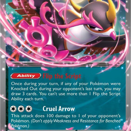 Carta Individual Pokémon Fezandipiti EX 038/064 , BASIC Pokémon 210 HP, set Shrouded Fable, Ilustración de takuyoa - Thunder Cards México