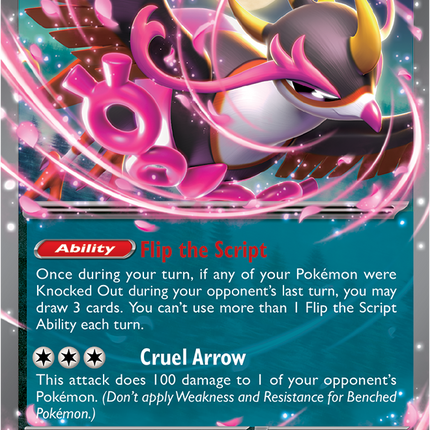 Carta Individual Pokémon Fezandipiti EX 142/217 , BASIC Pokémon 210 HP, set Ascended Heroes, Ilustración de takuyoa - Thunder Cards México