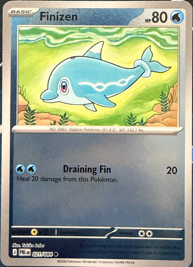 Carta individual Pokémon Finizen 021/084, set Pitch Black, en Thunder Cards México Reverse