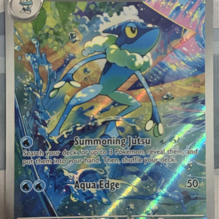 Carta Individual Pokémon Frogadier Ilustración Especial Real 089/086, Stage 1 Pokémon 100 HP, set Chaos Rising, Ilustración de Susumu Maeya - Thunder Cards México