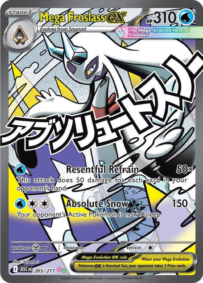 Mega Froslass EX FA - 265/217 - ME: Ascended Heroes (ASC)