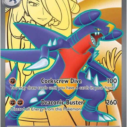 Cynthia's Garchomp EX FA - 215/182 - SV10: Destined Rivals (DRI)