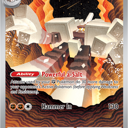 Carta Individual Pokémon Garganacl Illustration Rare 147/132, Trainer, set Mega Evolution - Thunder Cards México