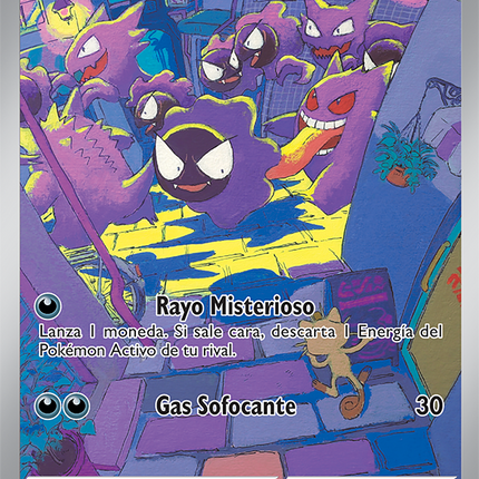 Carta Pokémon Gastly (IR) 177/162 del set Temporal Forces de Pokémon TCG en Thunder Cards