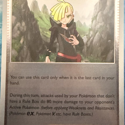Carta individual Pokémon Gladion's Final Battle 077/084, set Pitch Black, en Thunder Cards México Reverse