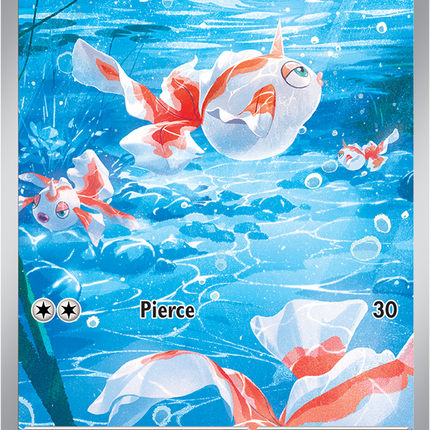 Carta individual Goldeen 087/084, set Pitch Black, en Thunder Cards México Illustration Rare 