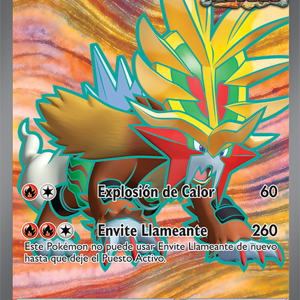 Carta Pokémon Flamirete EX (UR) 188/162 del set Temporal Forces de Pokémon TCG en Thunder Cards, Carta en Español